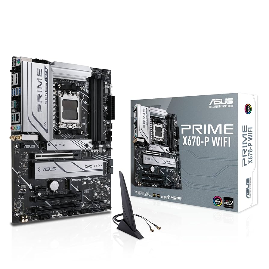 マザーボード ASUS PRIME X670 + ryzen5 7600 + 32g ddr5 Amazon.com: ASUS Prime X670-Plus WiFi AM5 DDR5 ATX